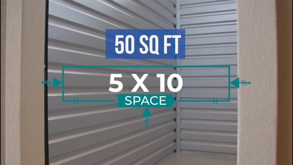 x Storage Unit Size Information